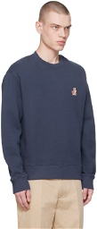 Maison Kitsuné Navy Speedy Fox Sweatshirt