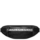 A.P.C. Large Repeat Logo Waist Bag