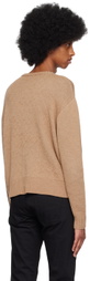 John Elliott Tan High Twist Sweater