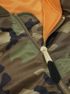 VETEMENTS - Reversible Shell Bomber Jacket - Green