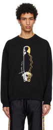 Versace Black Safety Pin Sweatshirt