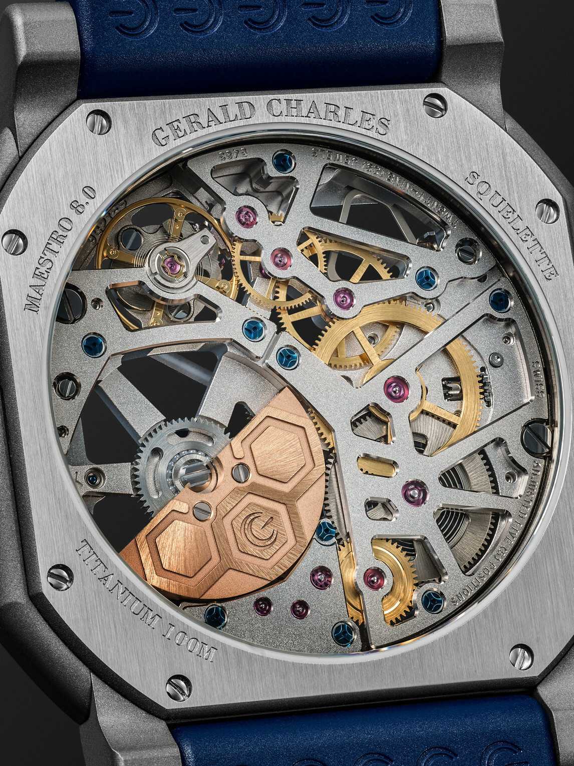 Gerald Charles - Maestro 8.0 GC Sport Limited Edition Automatic Chronograph Titanium Watch, Ref. GC8.0-TX-TN-01