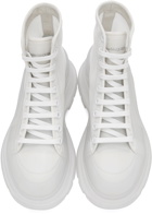 Alexander McQueen Off-White Mesh Tread Slick High Sneakers