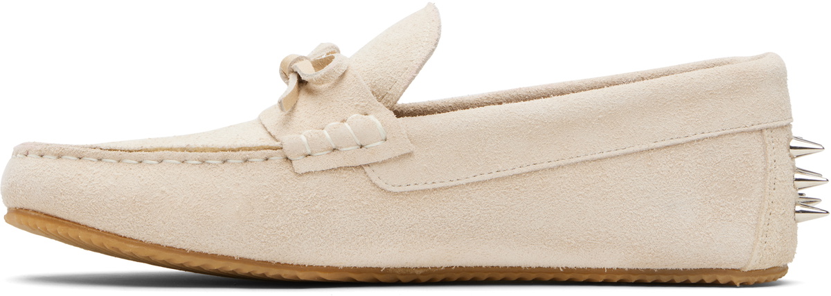 ABRA SSENSE Exclusive Beige Spike Loafers