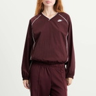 Nike Women's Windrunner Pullover in Burgundy/Sail