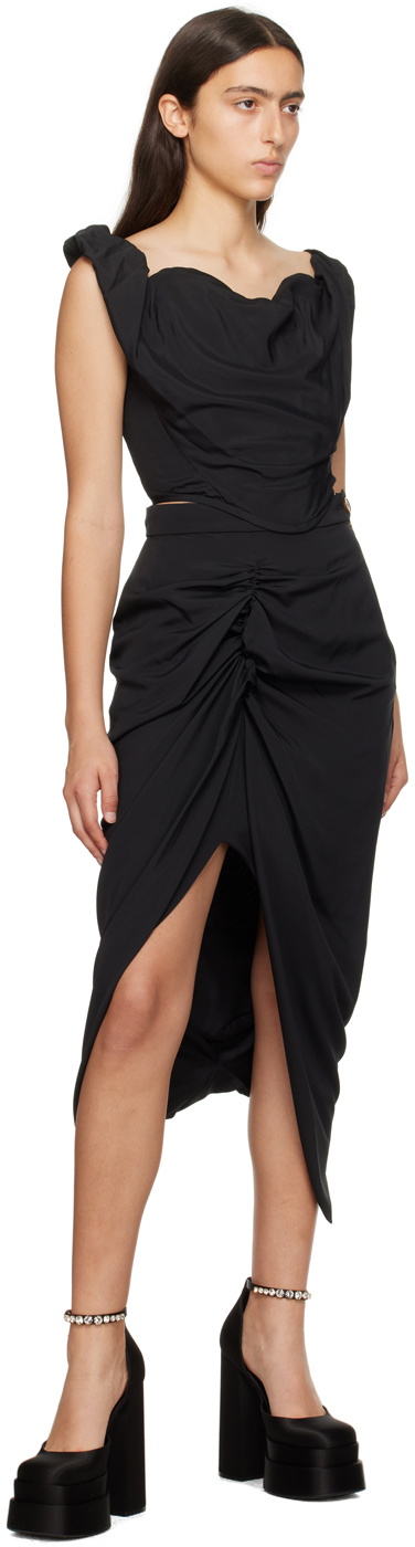 Midnight Panther Top and Skirt
