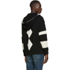 Saint Laurent Black Baja Hooded Sweater