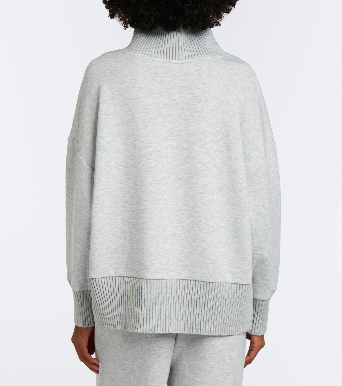 Varley Barker oversized jersey turtleneck sweater