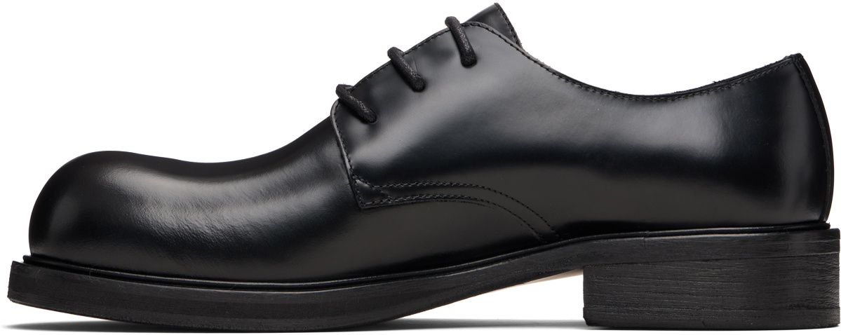 Acne Studios Black Lace-Up Leather Derbys