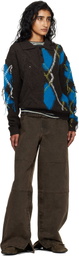 Andersson Bell Brown Folded Work Trousers