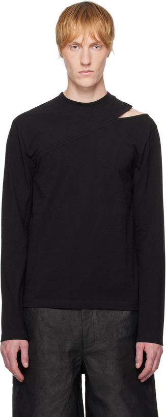 HELIOT EMIL Black Tephra T-Shirt Heliot Emil