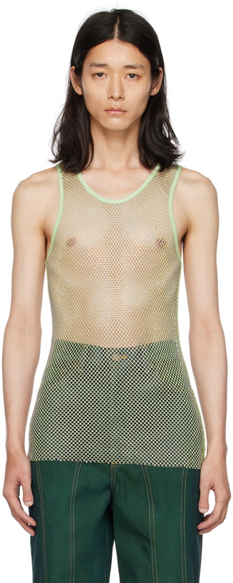 Photo: Theophilio SSENSE Exclusive Green Tank Top