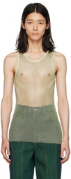 Theophilio SSENSE Exclusive Green Tank Top