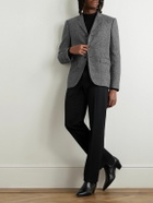 CELINE - Prince of Wales Checked Wool Blazer - Gray