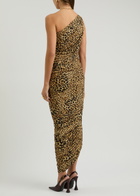 Norma Kamali Diana XL Leopard Stretch-jersey Maxi Dress Brown
