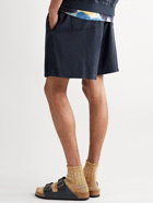 Jungmaven - Garment-Dyed Hemp and Organic Cotton-Blend Jersey Shorts - Blue