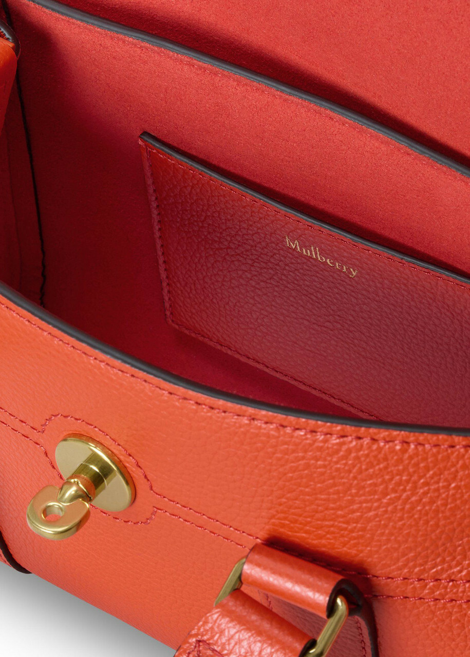 Mulberry Bayswater Heritage Mini Grained Leather Cross-body bag - Orange - One Size