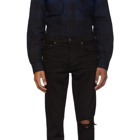 Amiri Black Broken Jeans