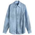 Y/Project Women's Spray Pinched Logo Shirt in Grey