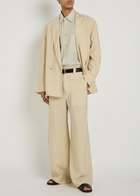 Lemaire Cotton and Silk-blend Shirt Cream