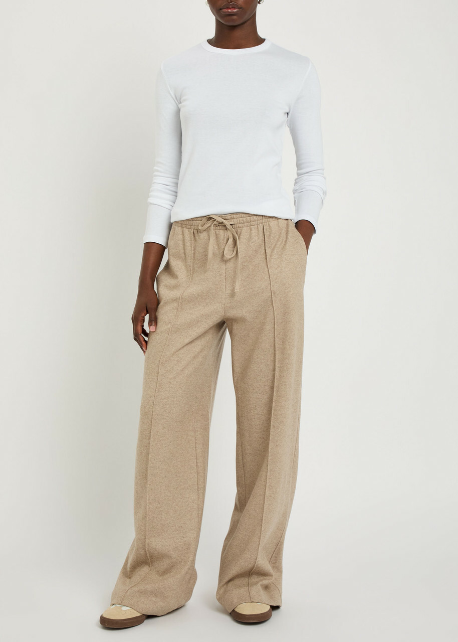Vince Essential Cotton-blend top White
