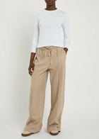 Vince Essential Cotton-blend top White