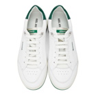 Axel Arigato White and Green Clean 180 Sneakers