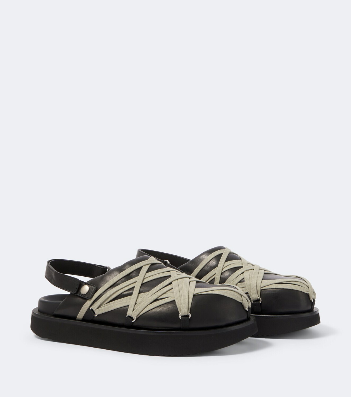 Rick Owens Megalace leather mules