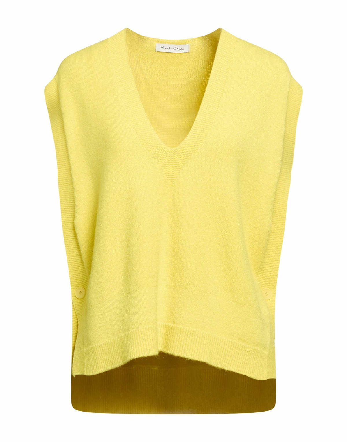 Manila Grace Womens Sweater in Yellow