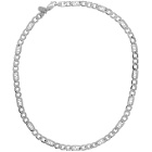 Fendi Silver Forever Fendi Chain Necklace