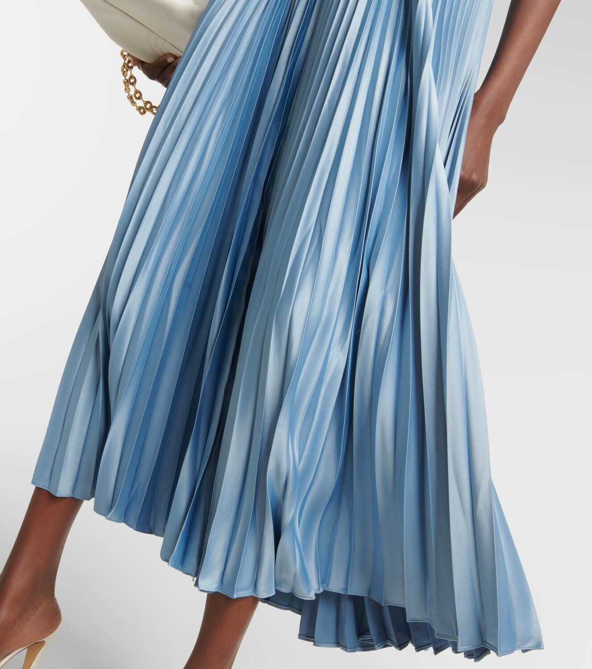 Polo Ralph Lauren Pleated wool-blend knit midi dress Polo