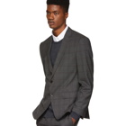 Boss Grey Check Huge 6 Genius 5 Suit