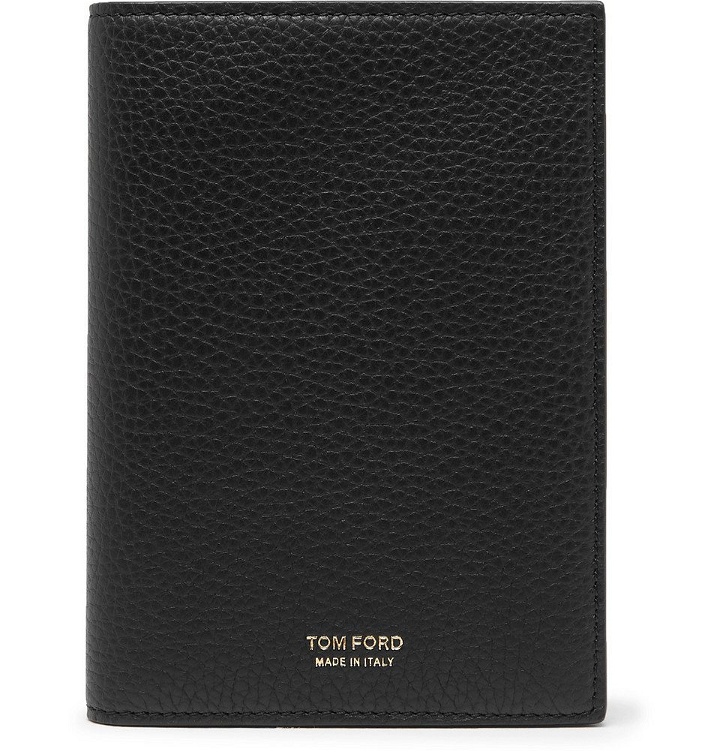 Photo: TOM FORD - Full-Grain Leather Passport Cover - Men - Black