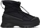 Vein Black Covered Boots