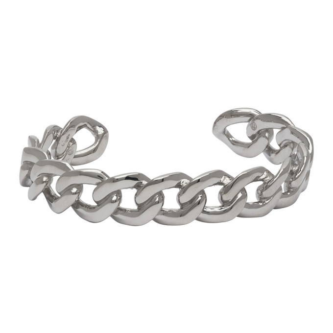 Photo: Maison Margiela Silver Polished Chain Bangle