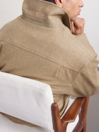 Ralph Lauren Purple label - Herringbone Cashmere Jacket - Brown