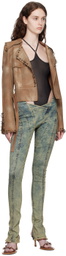 KNWLS Gray CHK Bodysuit