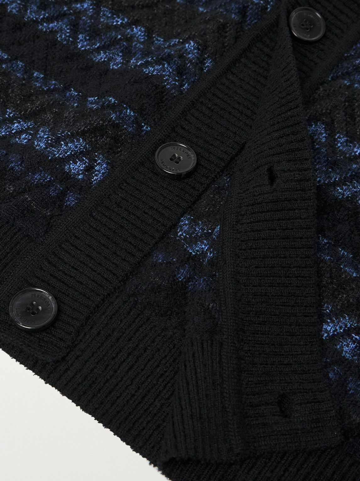 Missoni - Striped Jacquard-Knit Cardigan - Blue Missoni