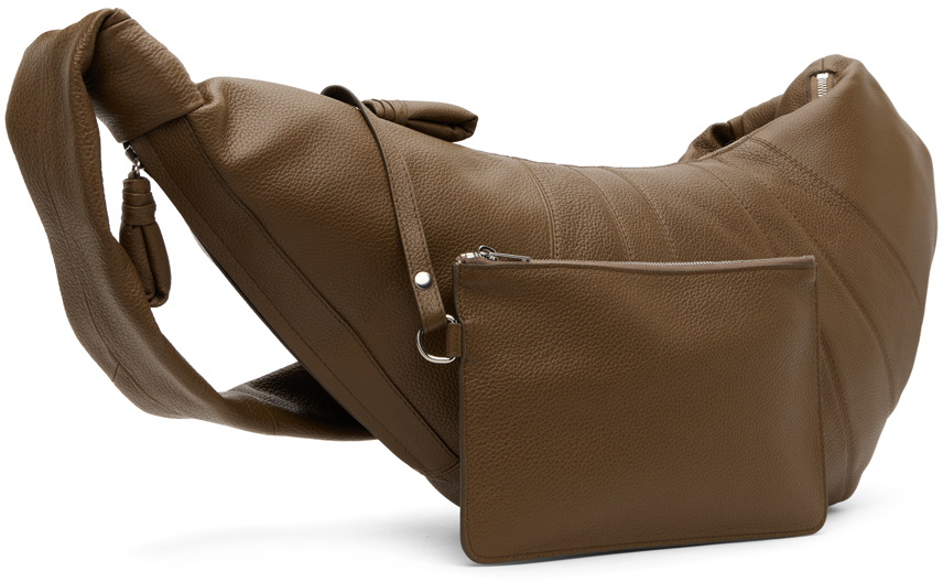 バッグ Lemaire croissant bag brown LEMAIRE | Medium Soft Croissant Leather Bag | Women | Lane