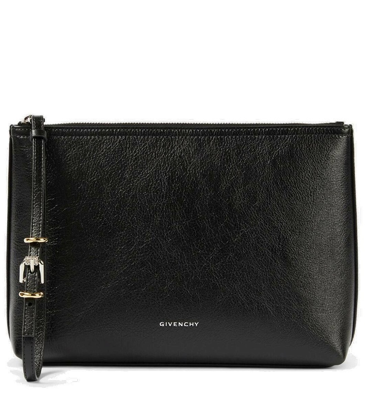Photo: Givenchy Voyou debossed leather pouch