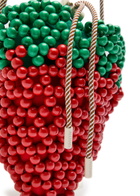 Alemais Strawberry Mini Bead Cross-body bag - Red - One Size