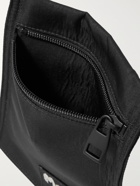 ALEXANDER MCQUEEN - Leather-Trimmed Logo-Appliquéd Faille Pouch