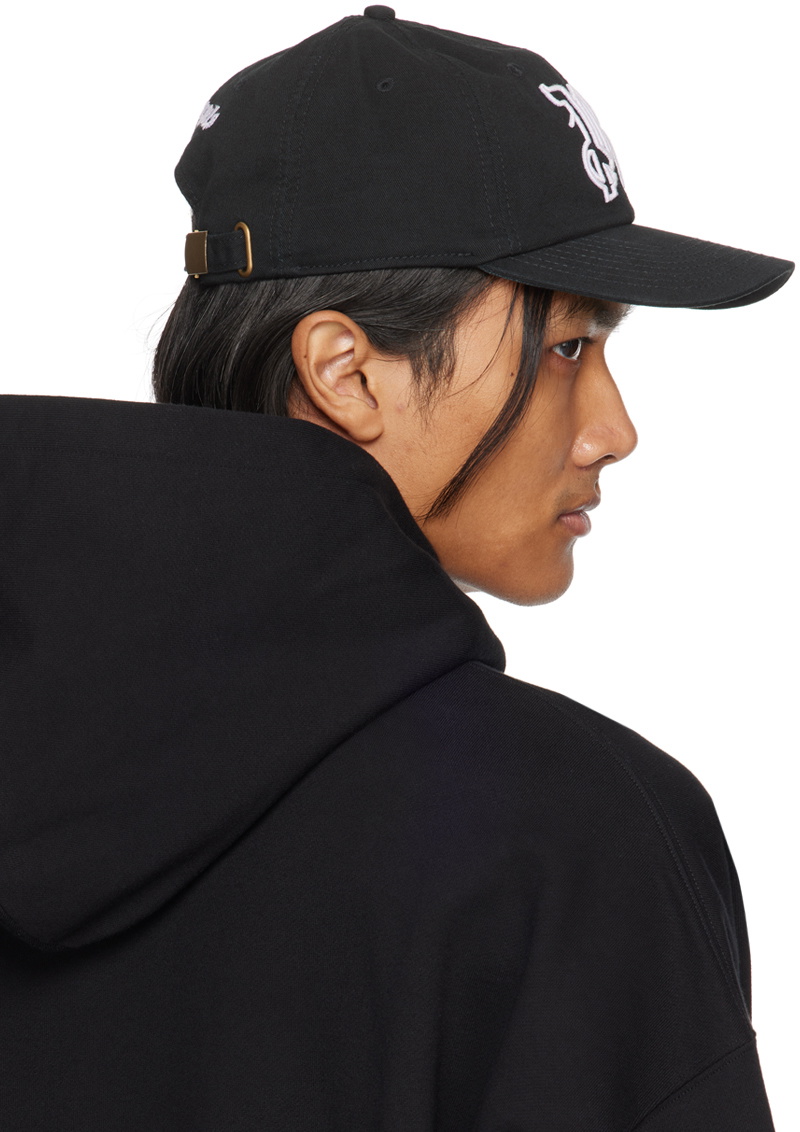 Palm Angels monogram cap モノグラムキャップ Palm Angels Black Monogram Cap Palm Angels