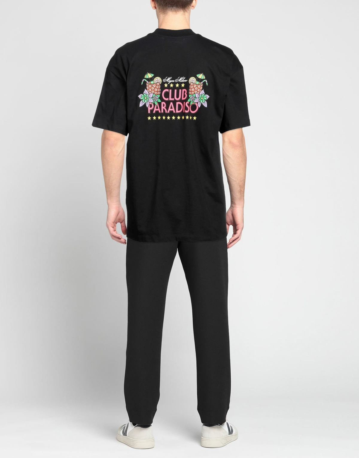 Msgm Mens T-shirt in Black