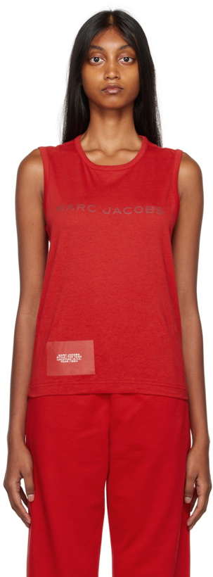 Photo: Marc Jacobs Red 'The Tank' Tank Top