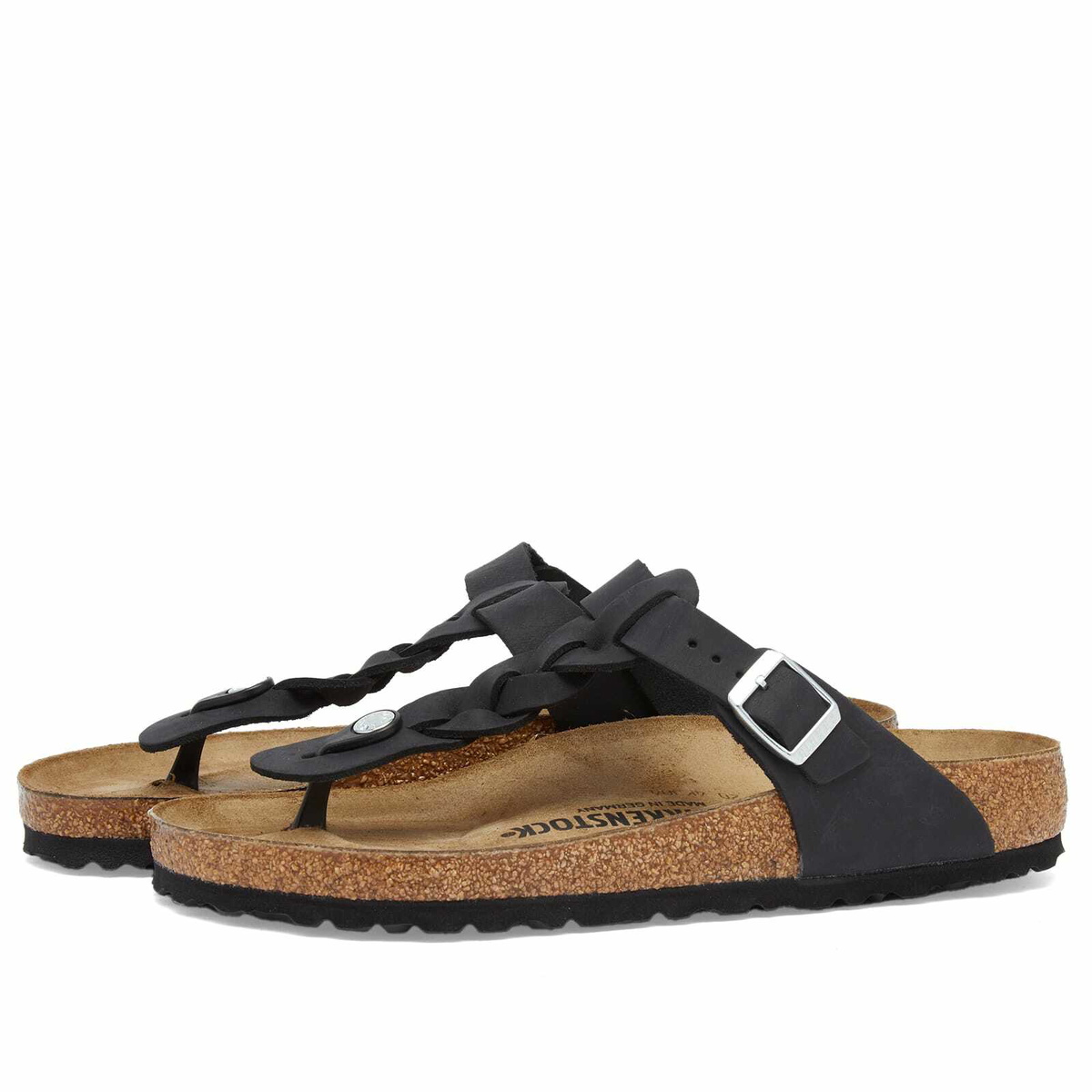 Birkenstock Women's Gizeh Braided in Black