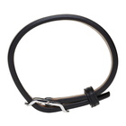 Maison Margiela Black Leather Belt Bracelet