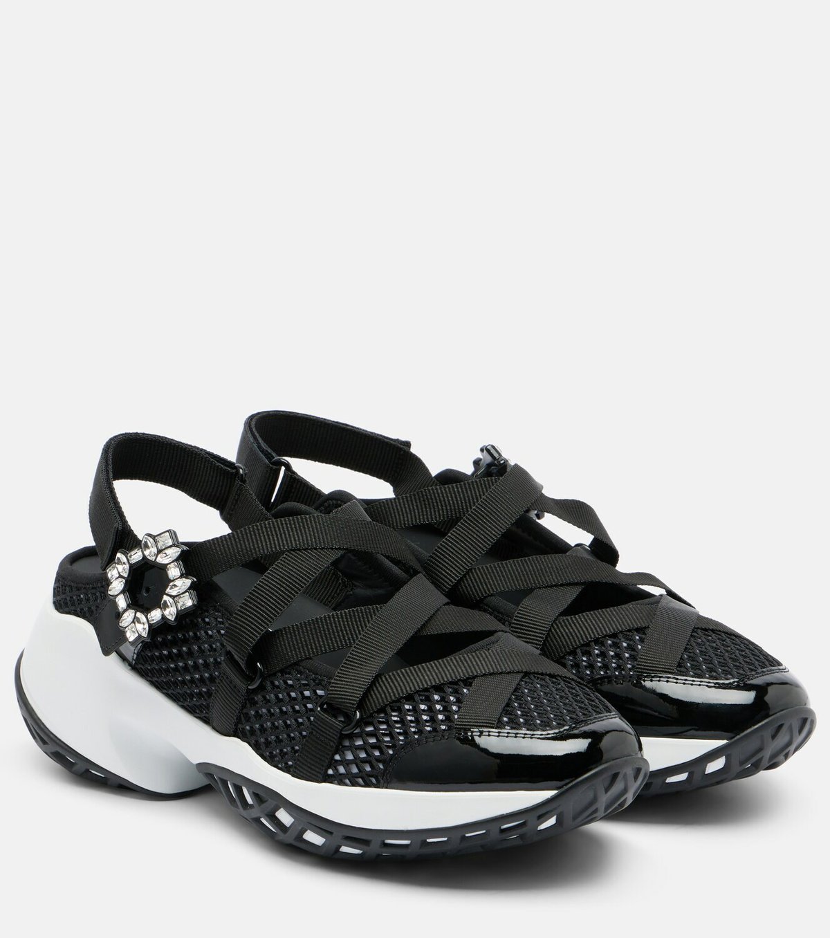 Roger Vivier Viv' Run embellished sneakers