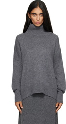 LISA YANG Gray Heidi Turtleneck