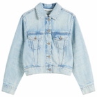 Fear of God ESSENTIALS Women's Trucker Jacket in Classic Blue